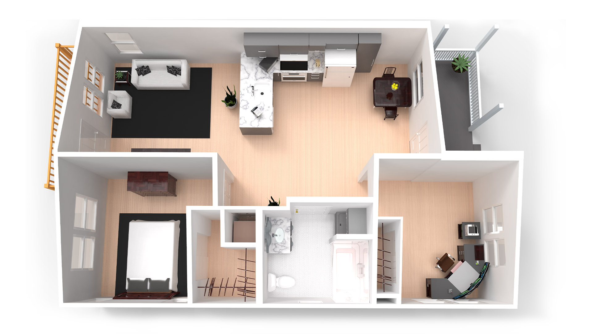 ADU Unit: The Ryan floor plan